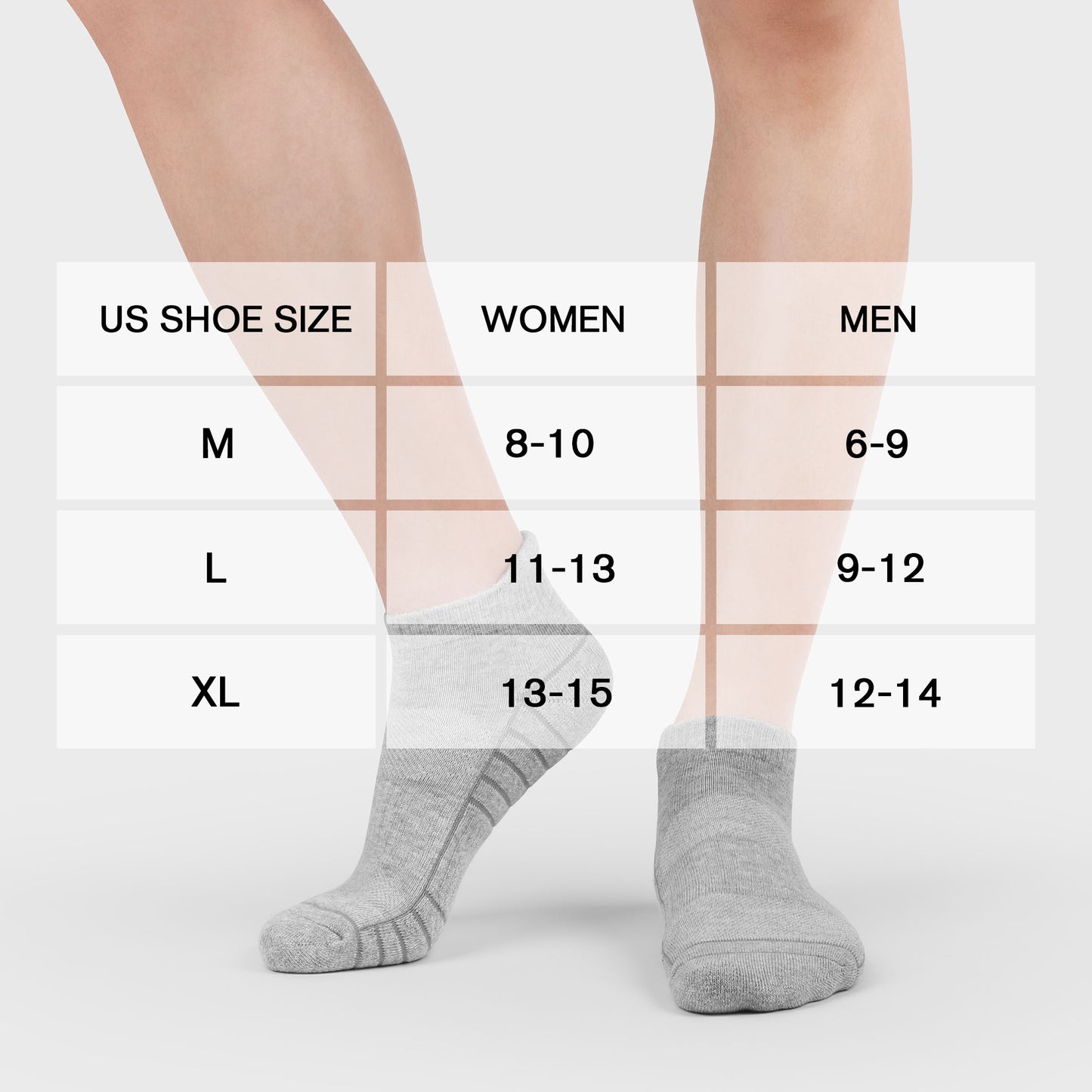 6 Pack Men's Ankle Socks Athletic Socks with Cushion Low Cut Socks Sports Socks for Women Men 6-9/9-12/12-14
